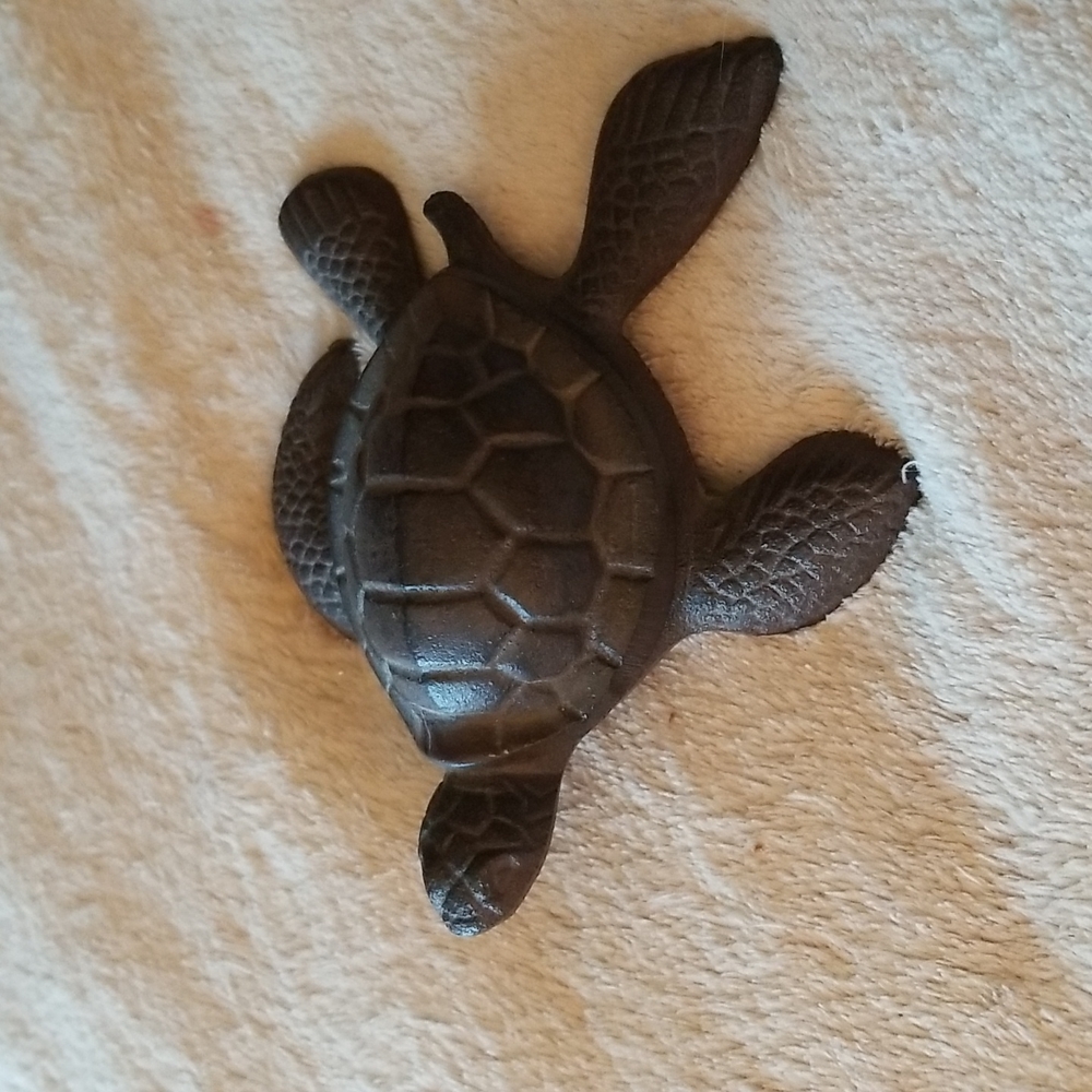 Metal Turtle Decor